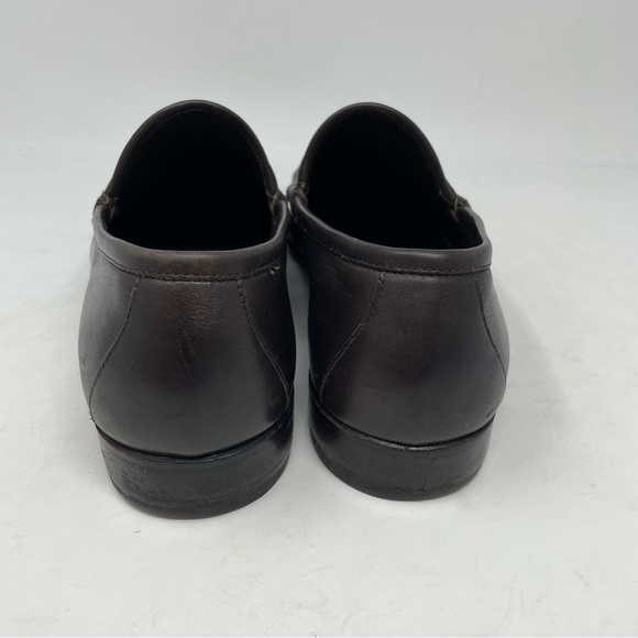 Gucci Brown Leather Men's Loafers 10D - Picture 7 of 15